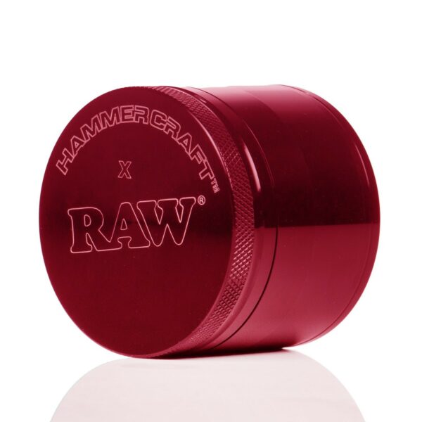 RAW Hammer Craft Alumiini Grinderi 4-osainen Red