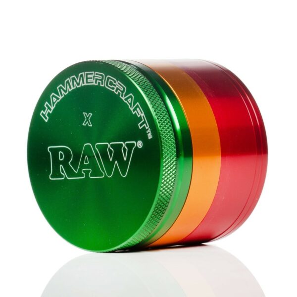 RAW Hammer Craft Alumiini Grinderi 4-osainen Rasta